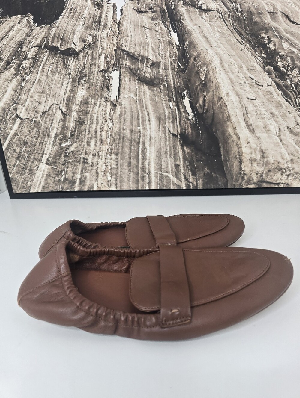 Quince Women Italian Leather Soft Loafer  Shoes Sz 10